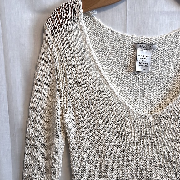 ARITZIA Talula Loose Knit V-Neck Sweater // Size S - Picture 3 of 8